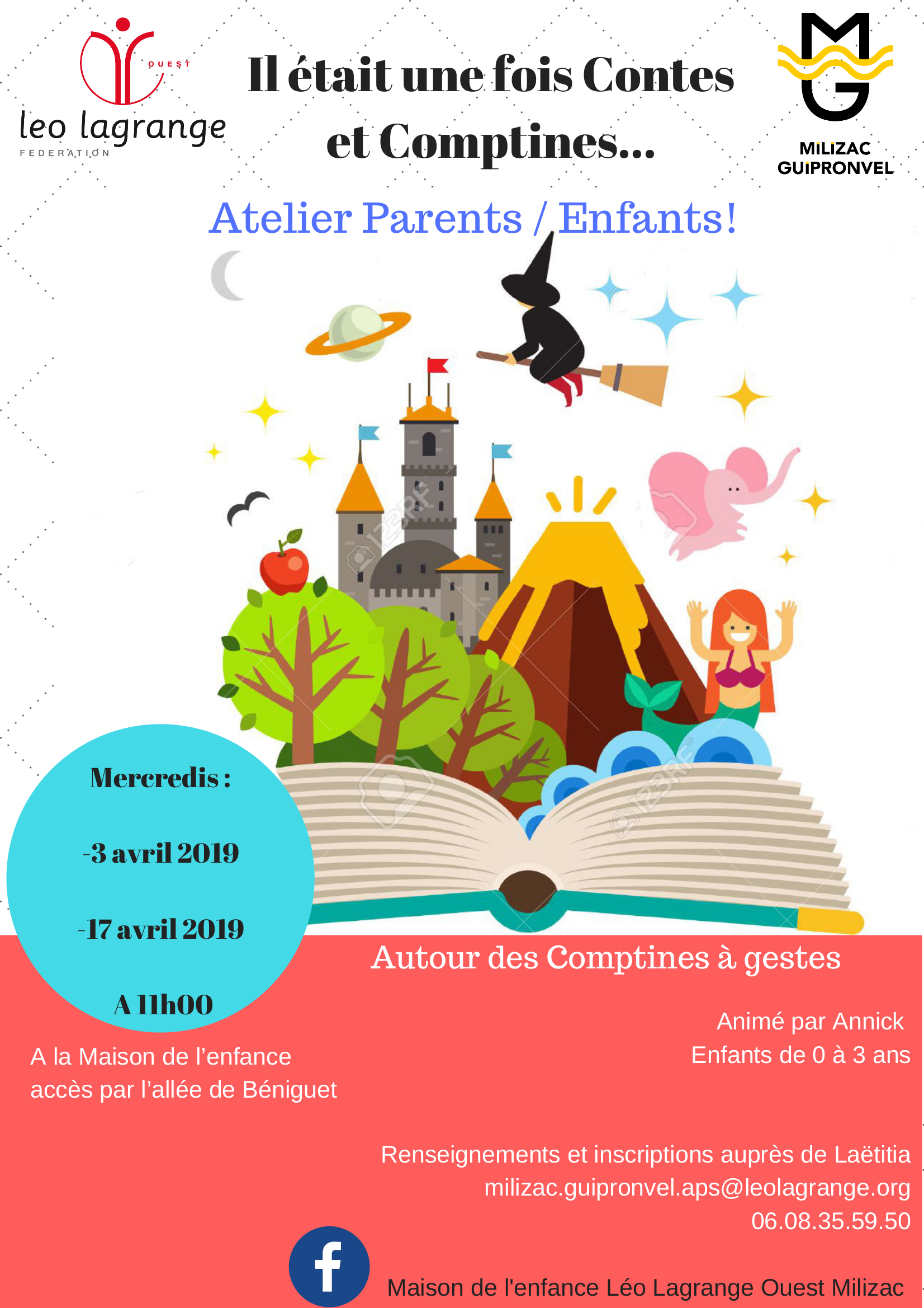 "Comptes et comptines", pour les tout-petits et leurs parents autour